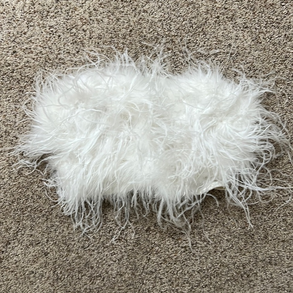 Asalia Feathered Top (White)